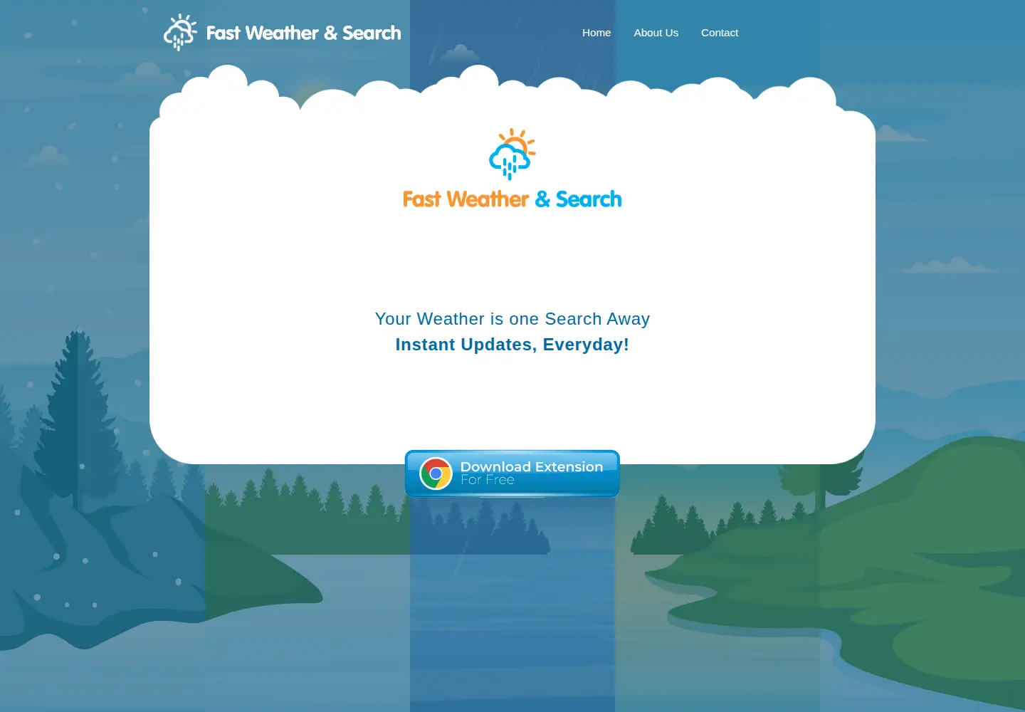 Screenshot of fastweather.net