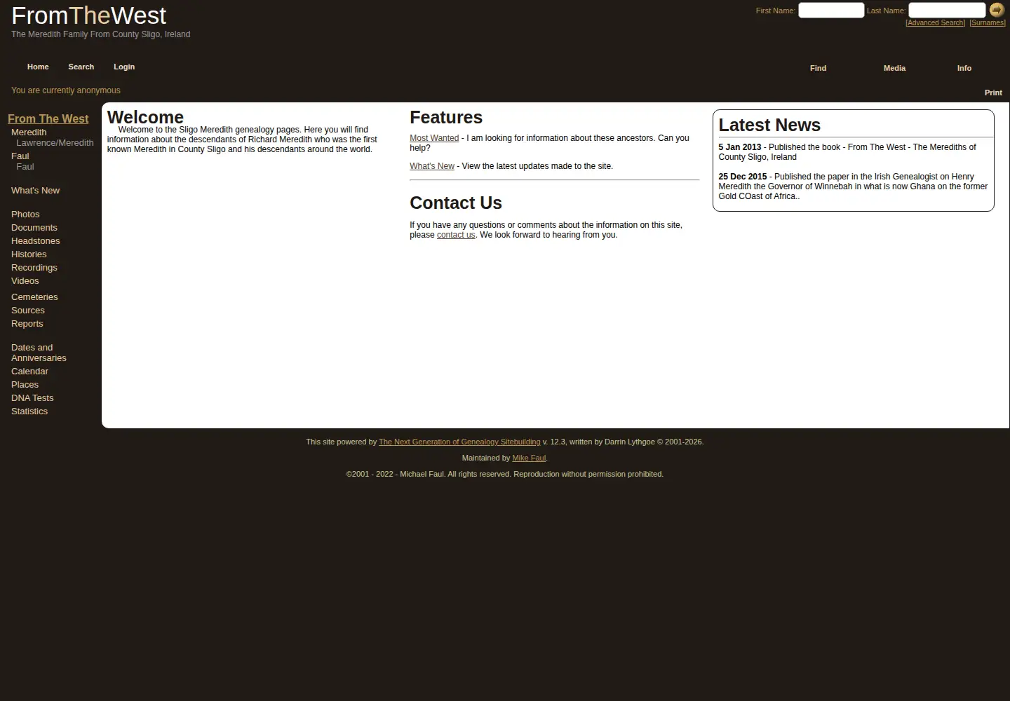 Screenshot of faul.net