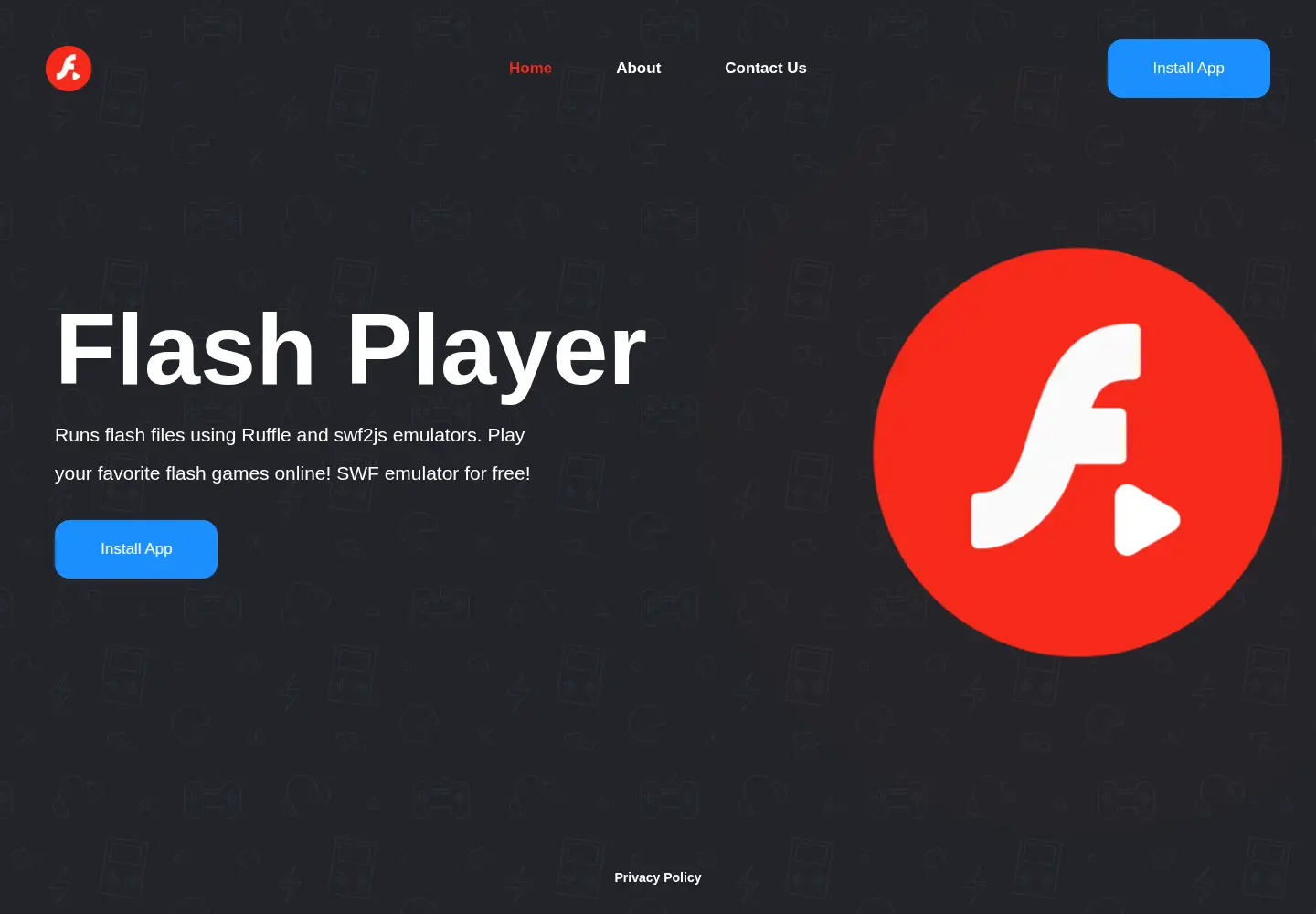 Captured homepage of flash2flash.net in the current scan