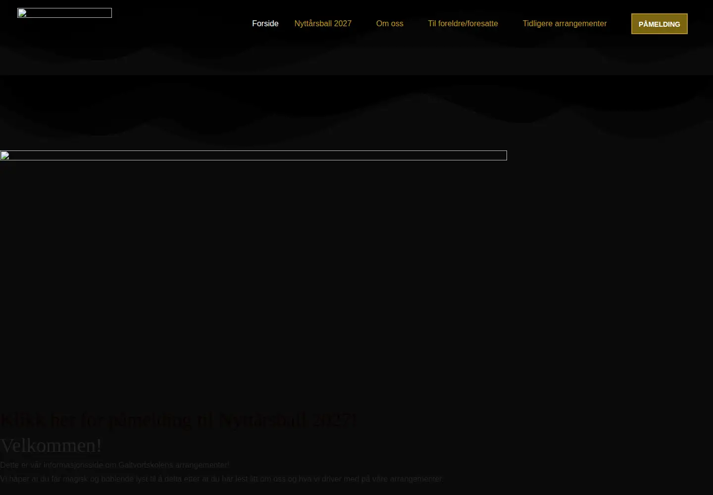 Screenshot of galtvortskolensarrangementer.net