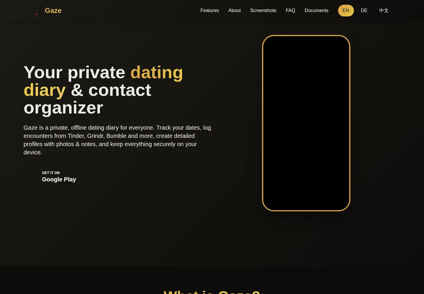 Captured homepage of gazeapp.net in the current scan