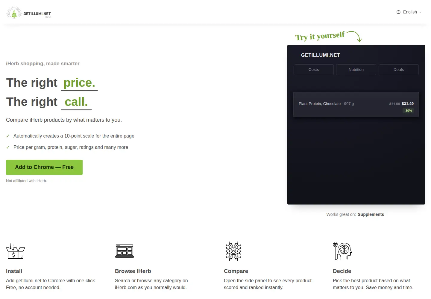 Screenshot of getillumi.net