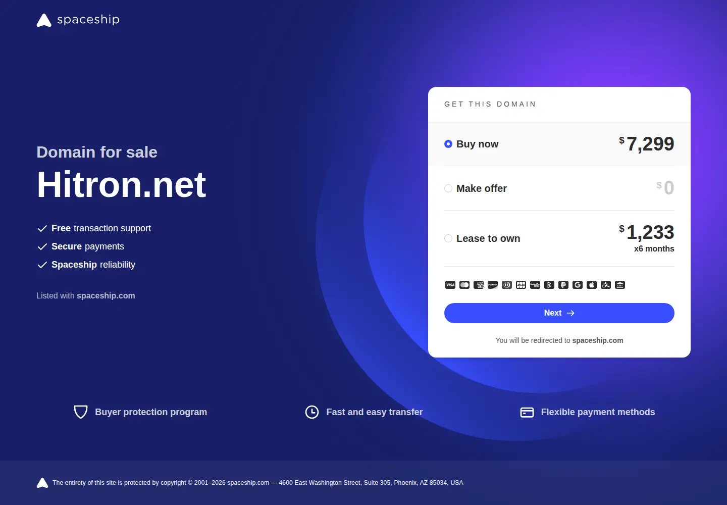 Screenshot of hitron.net