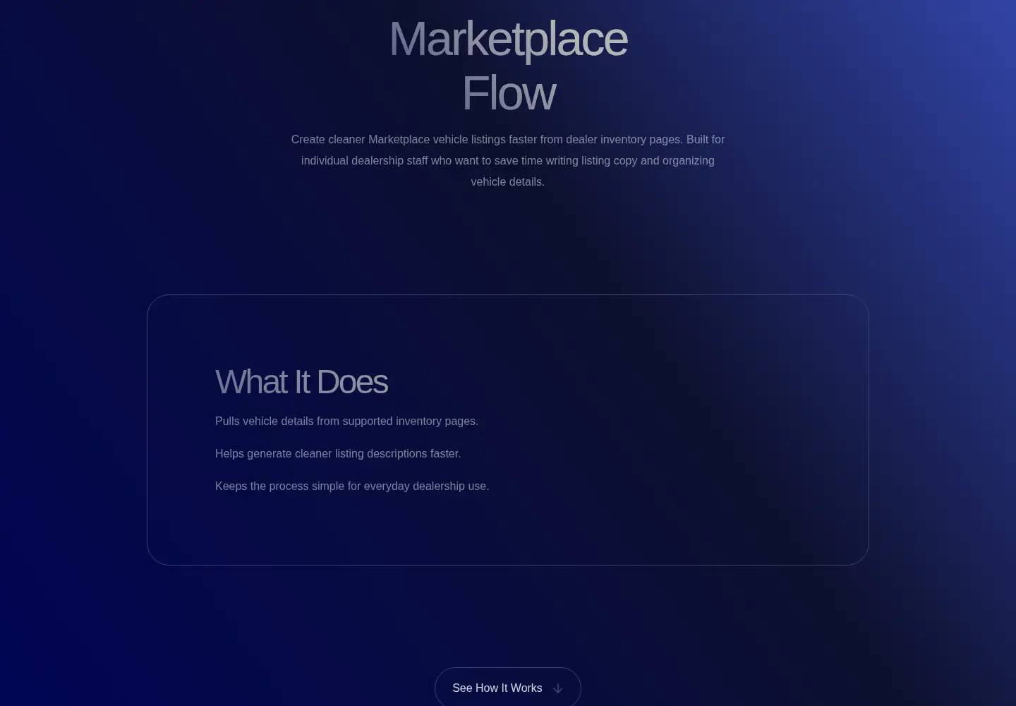 Screenshot of marketplaceflow.net
