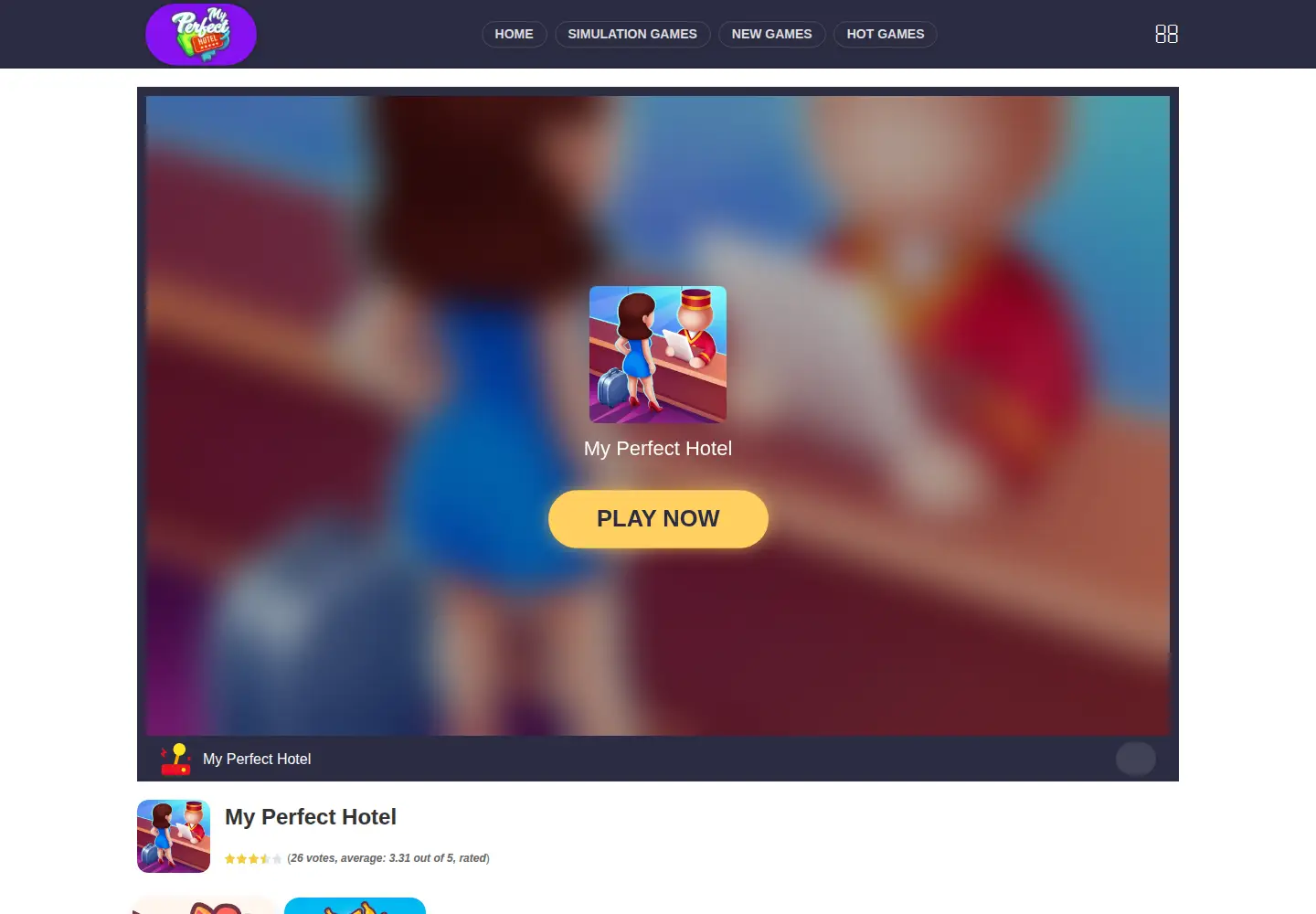 Screenshot of myperfecthotel.net