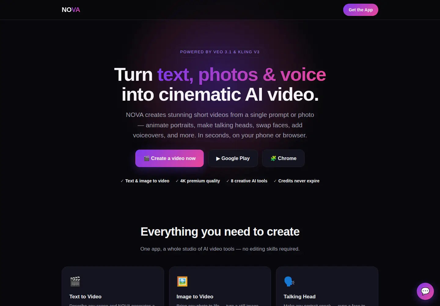 Screenshot of novavideo.net