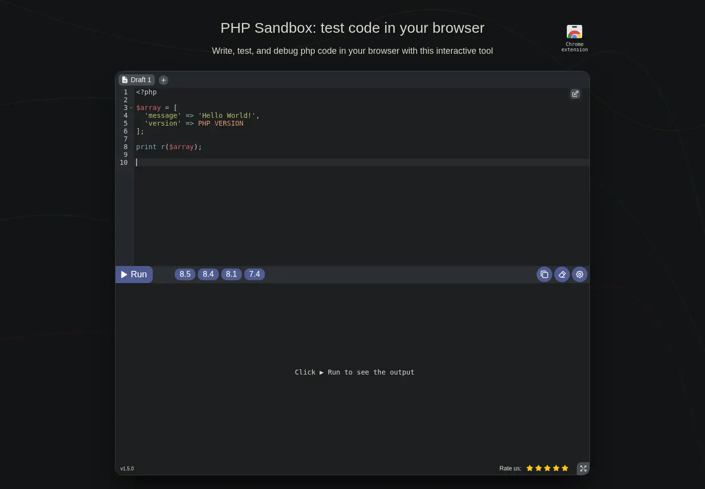 Screenshot of phponline.net