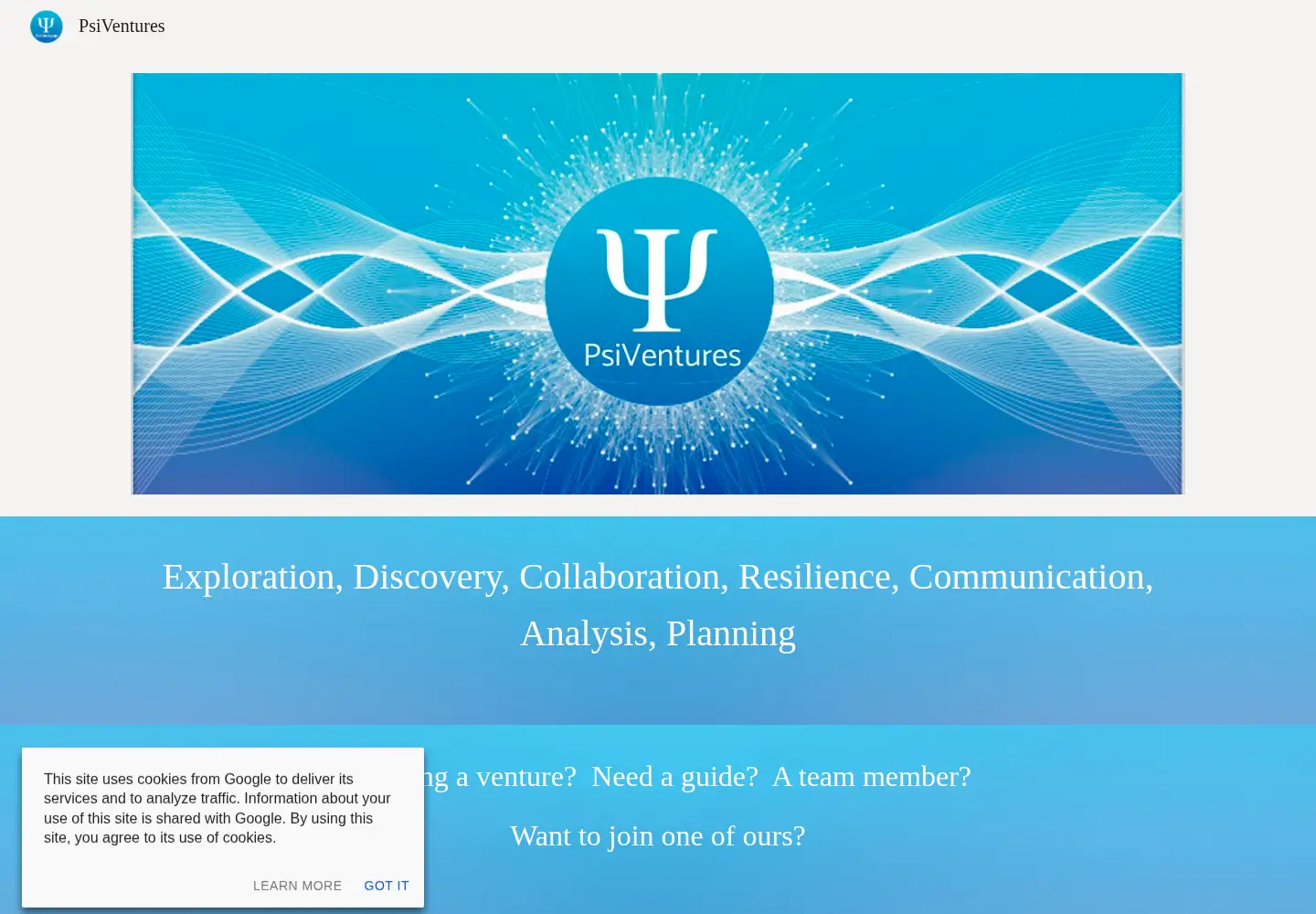 Screenshot of psiventures.net