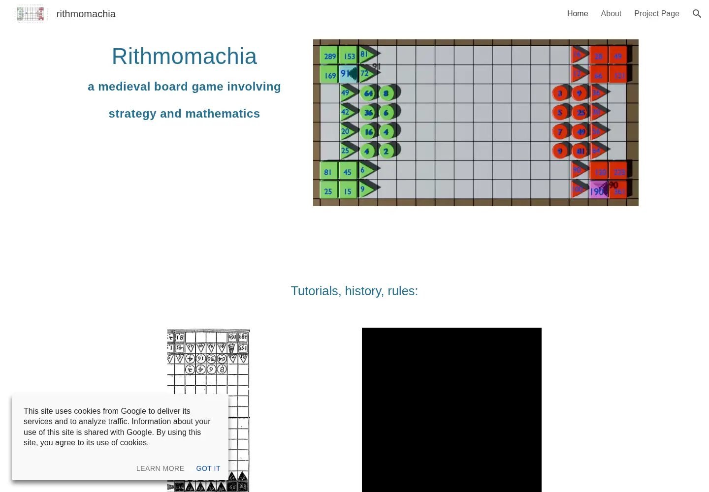 Captured homepage of rithmo.net in the current scan