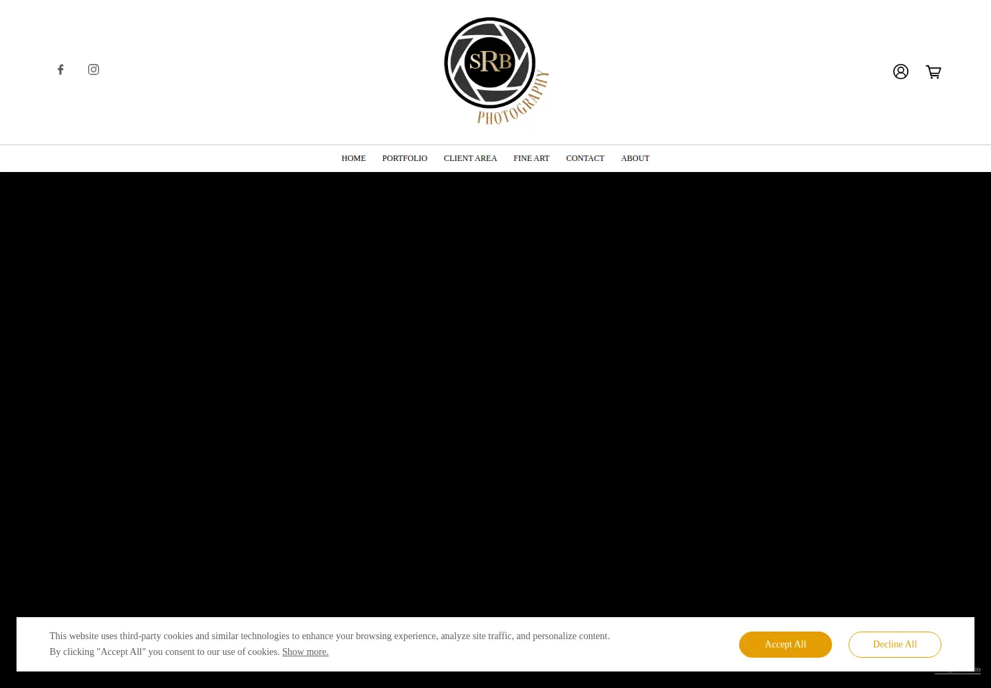 Screenshot of srbphotography.net