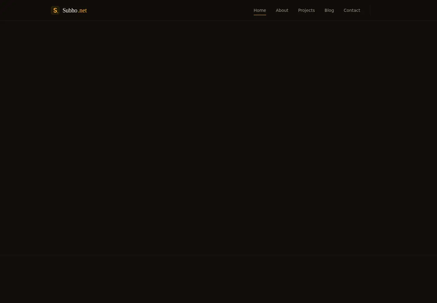 Captured homepage of subho.net in the current scan
