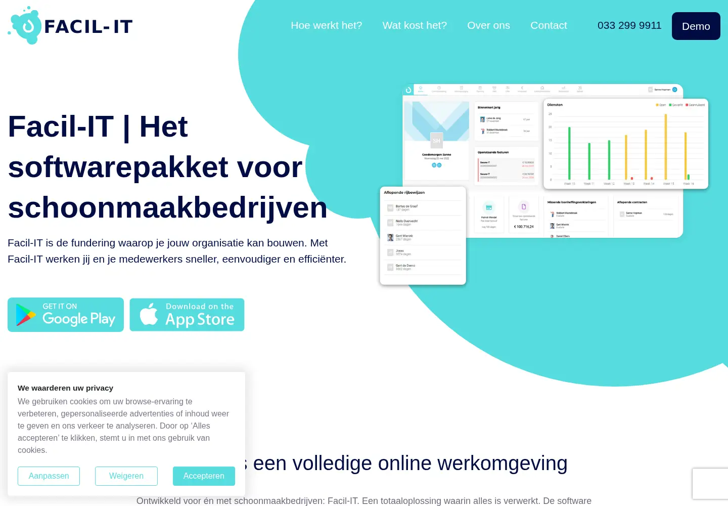 Screenshot of facil-it.nl