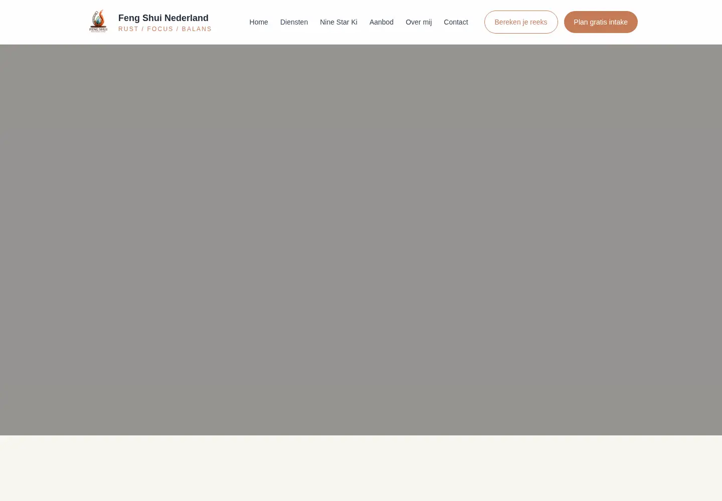 Screenshot of fengshuinederland.nl