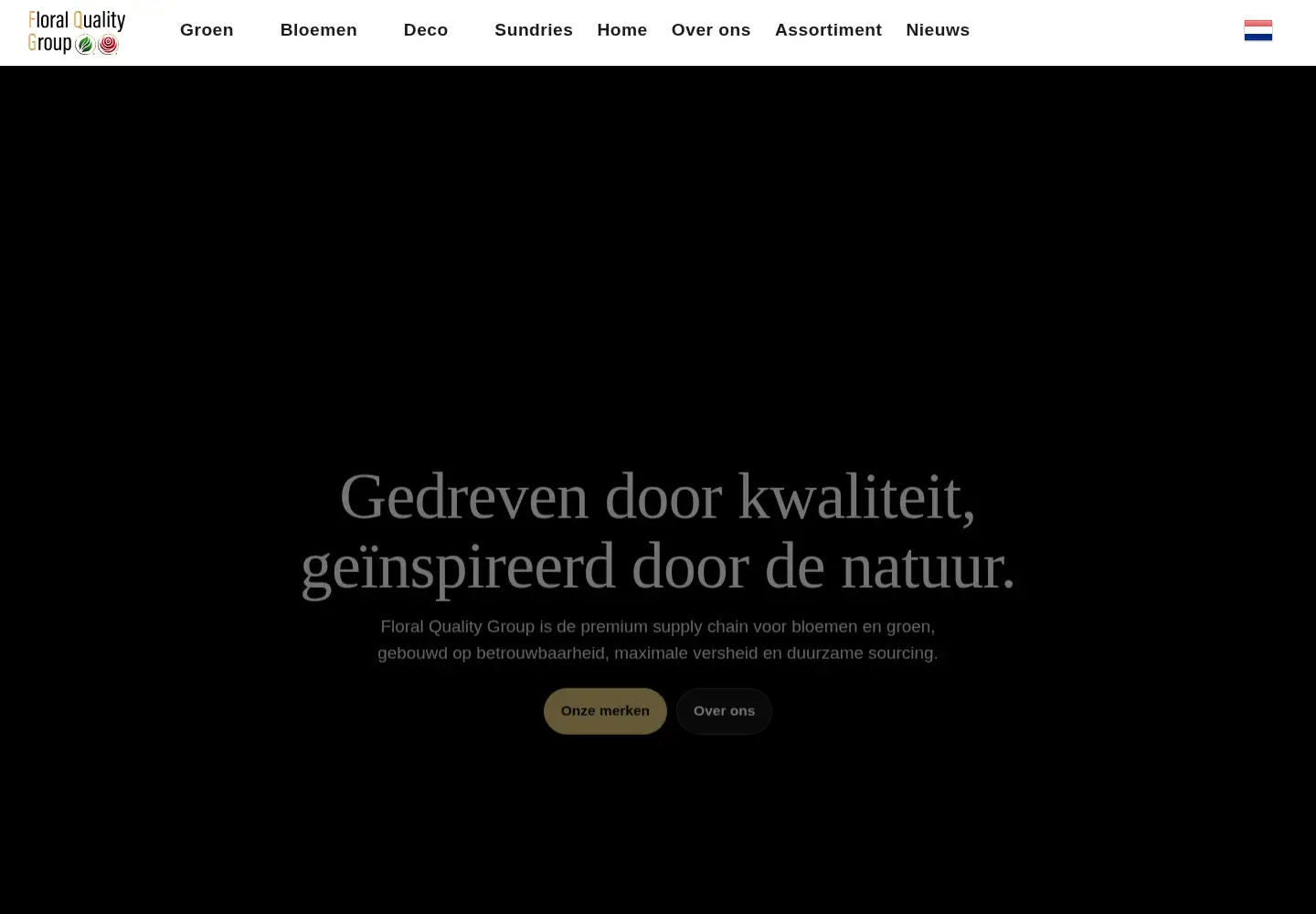 Screenshot of floralqualitygroup.nl