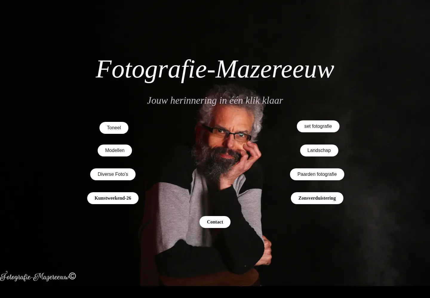 Screenshot of fotografie-mazereeuw.nl