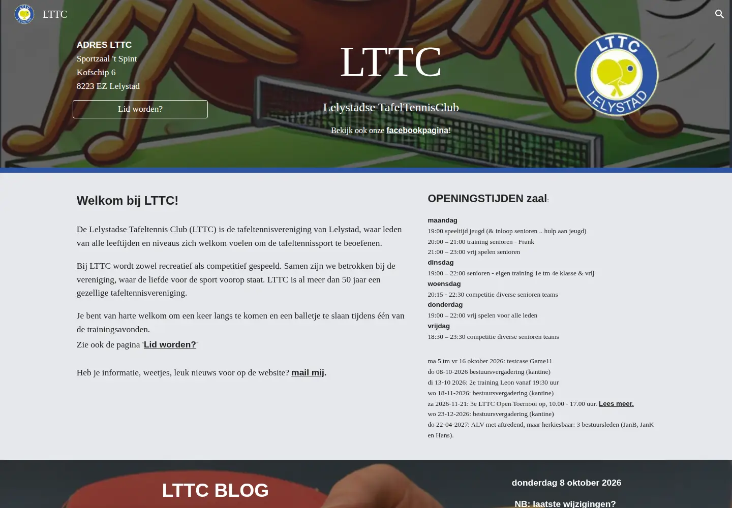 Screenshot of lttc.nl