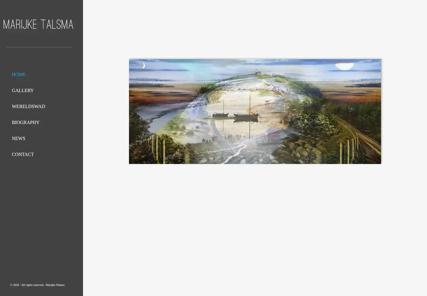 Captured homepage of marijketalsma.nl in the current scan