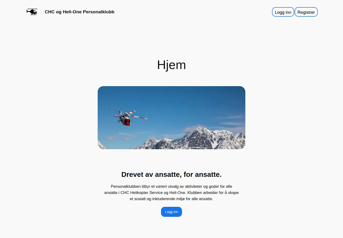 Screenshot of chcpersonalklubb.no