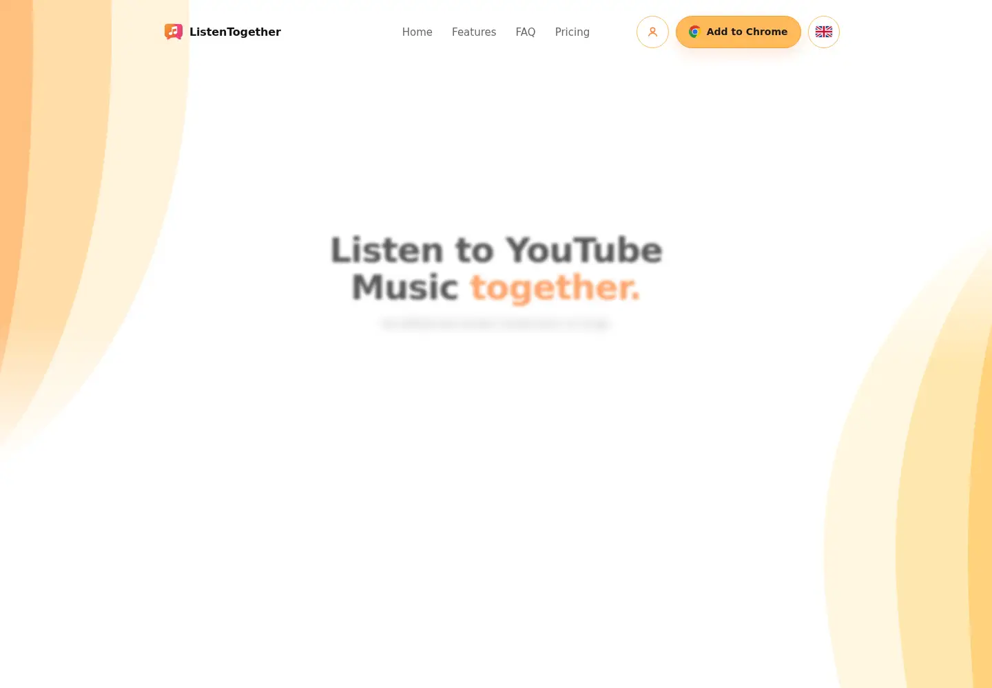Screenshot of listentogether.now