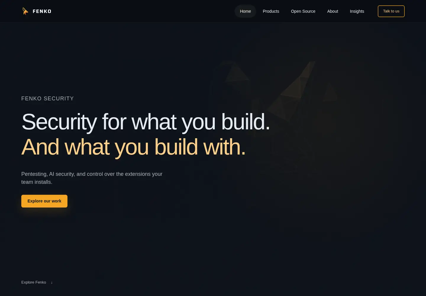 Screenshot of fenko.nz