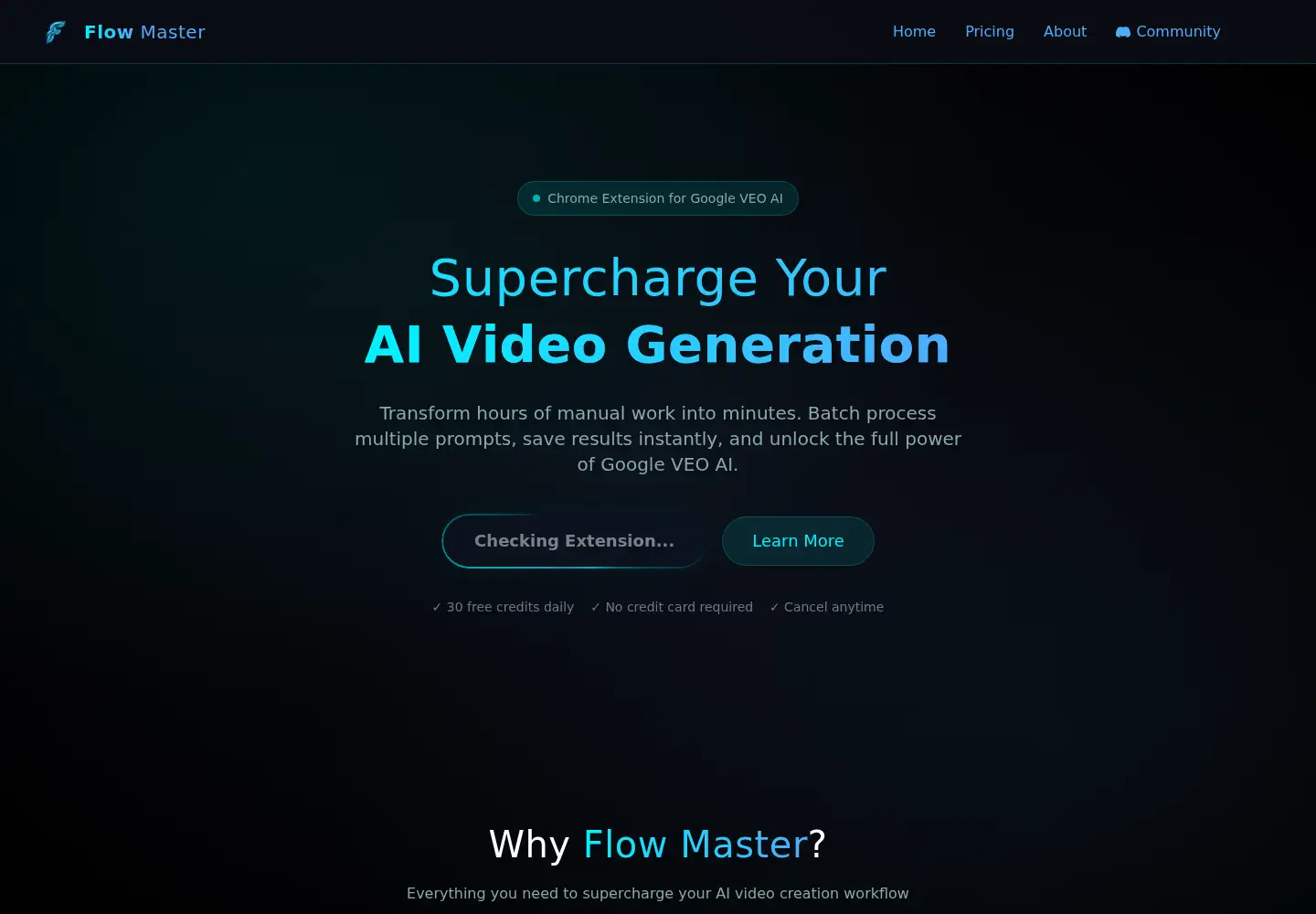 Screenshot of flowmaster.one