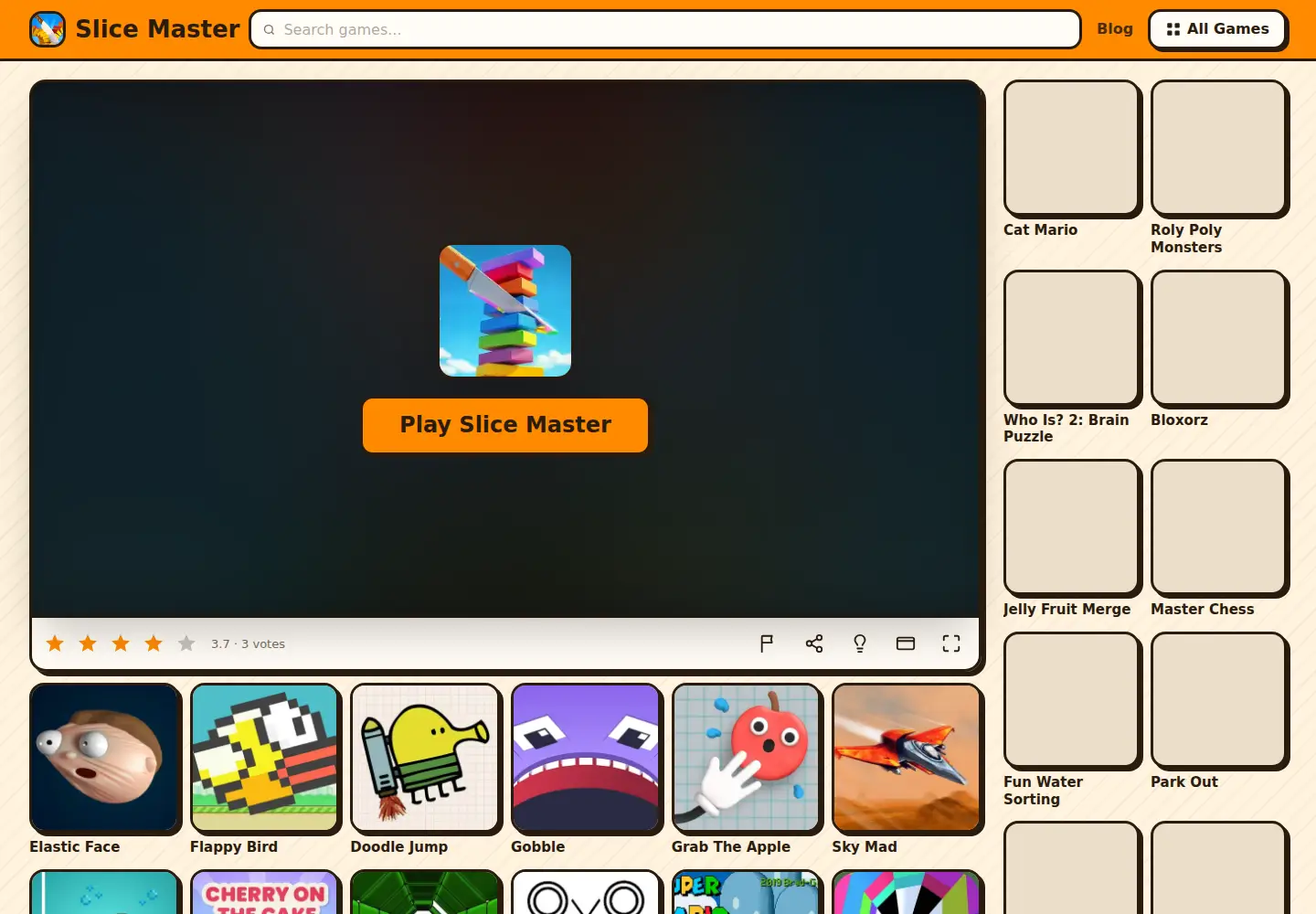 Screenshot of slicemaster.one
