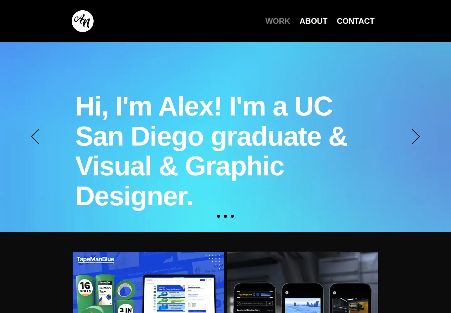 Screenshot of alexnguyendesign.online