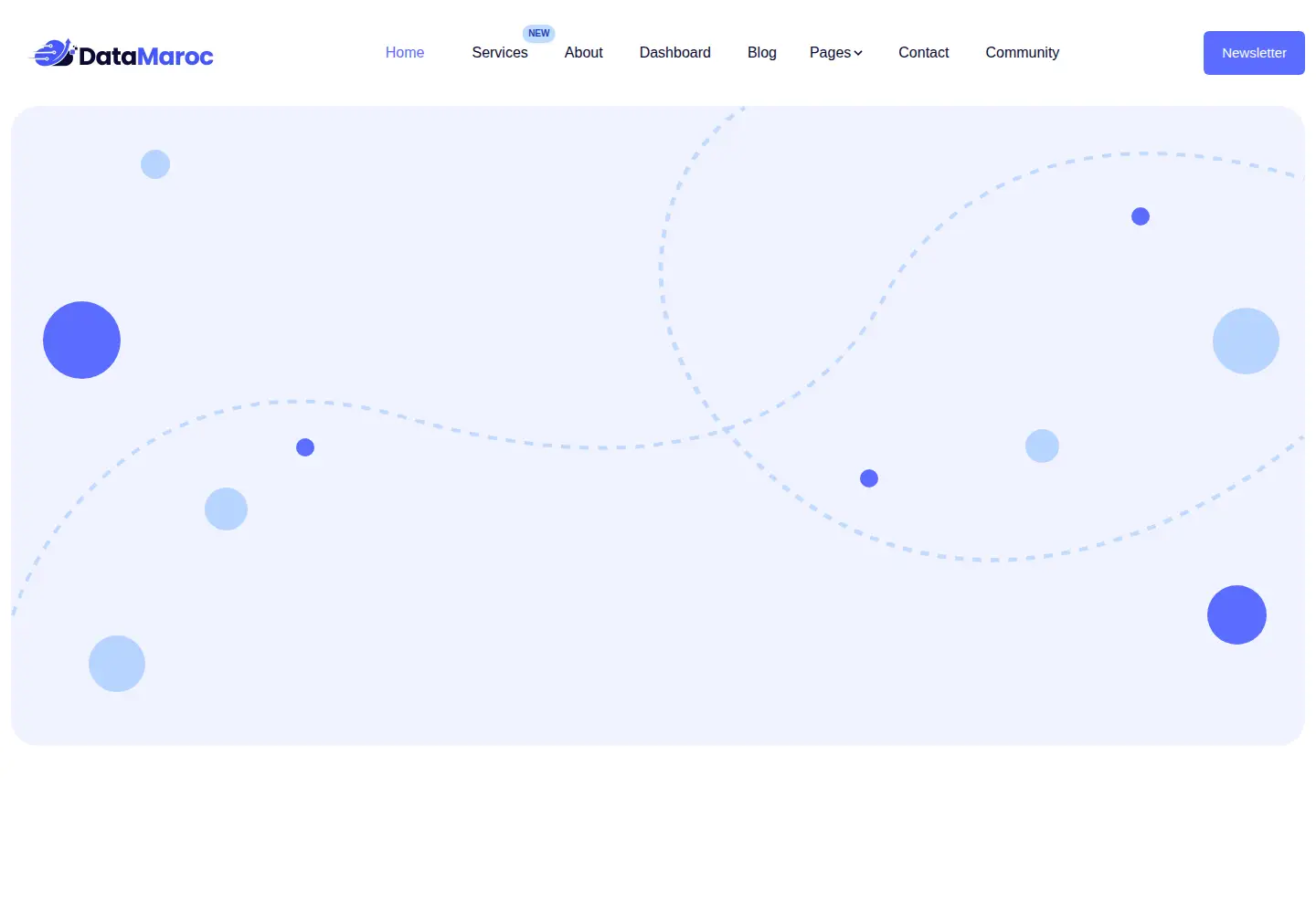 Captured homepage of datamaroc.online in the current scan