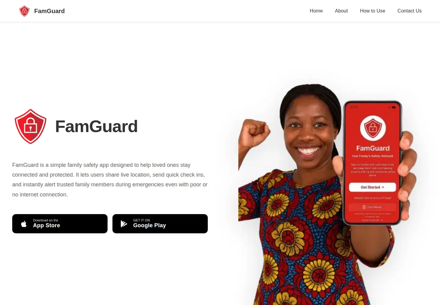 Captured homepage of famguard.online in the current scan