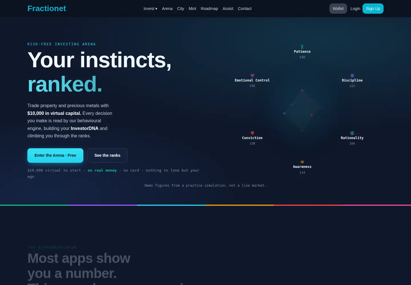 Captured homepage of fractionet.online in the current scan