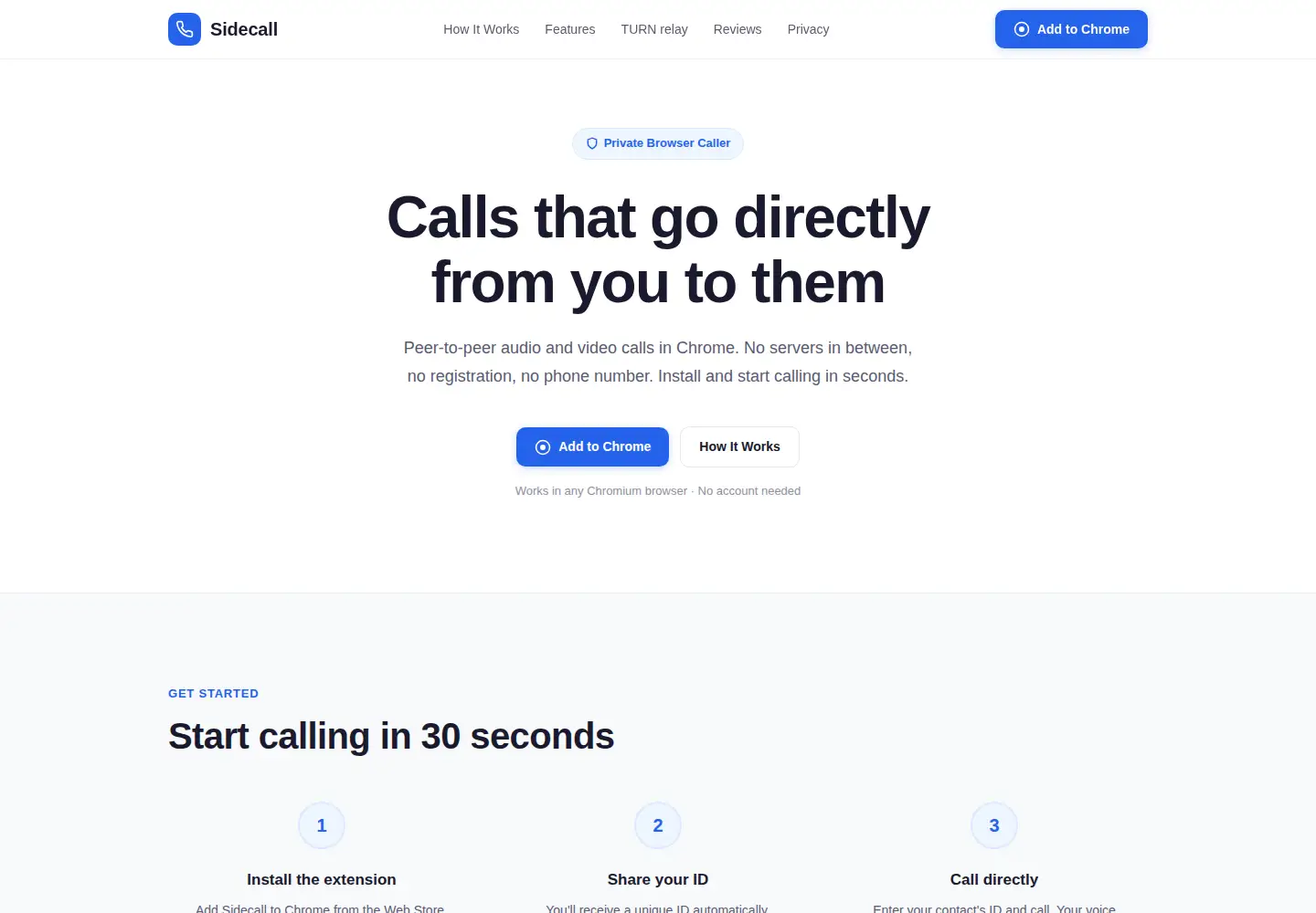 Screenshot of sidecall.online