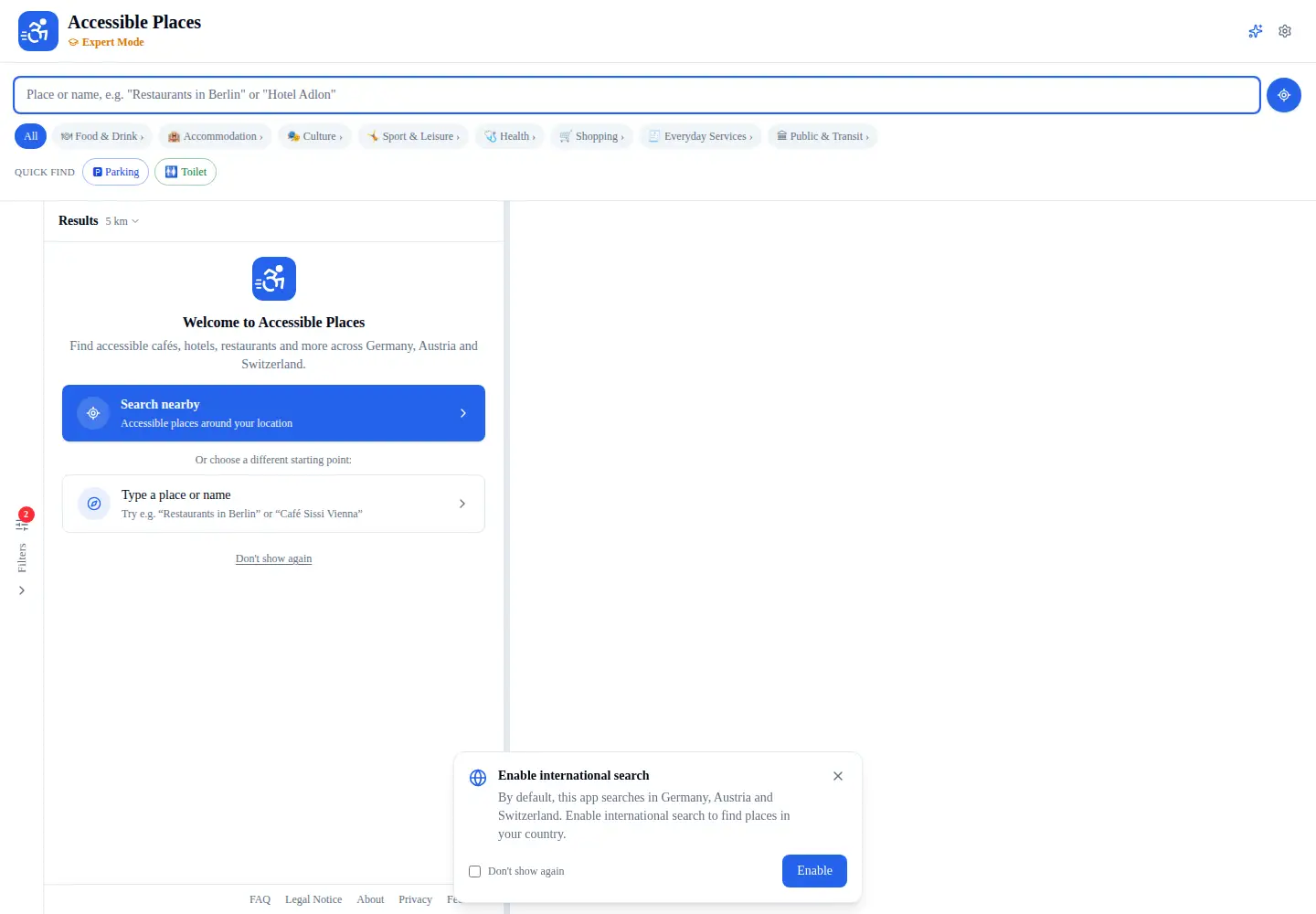 Screenshot of accessible-places.org