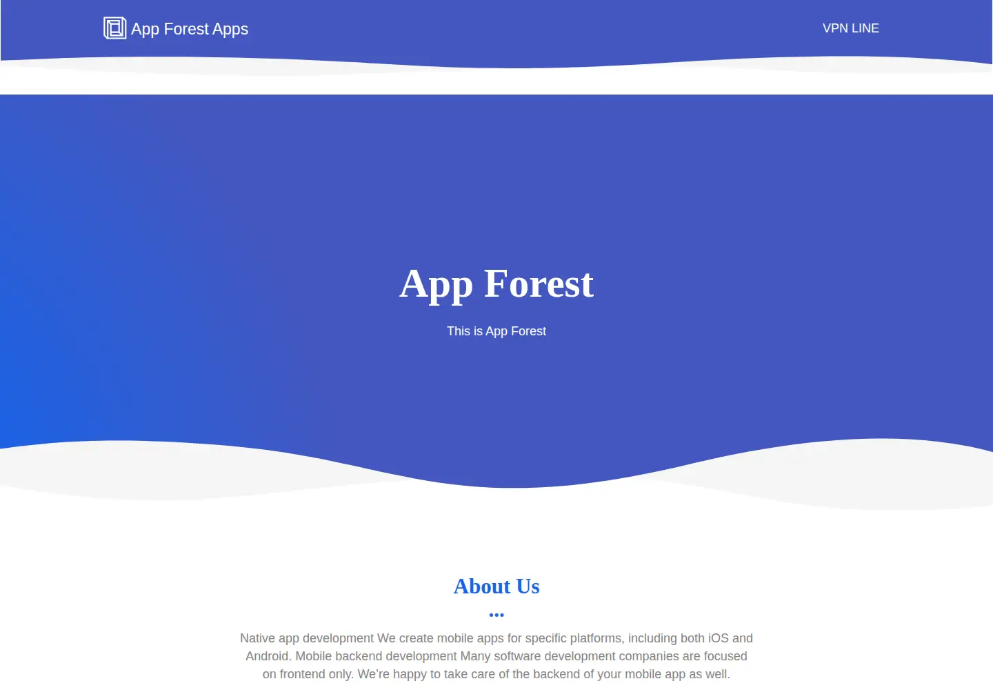 Screenshot of appforest.org
