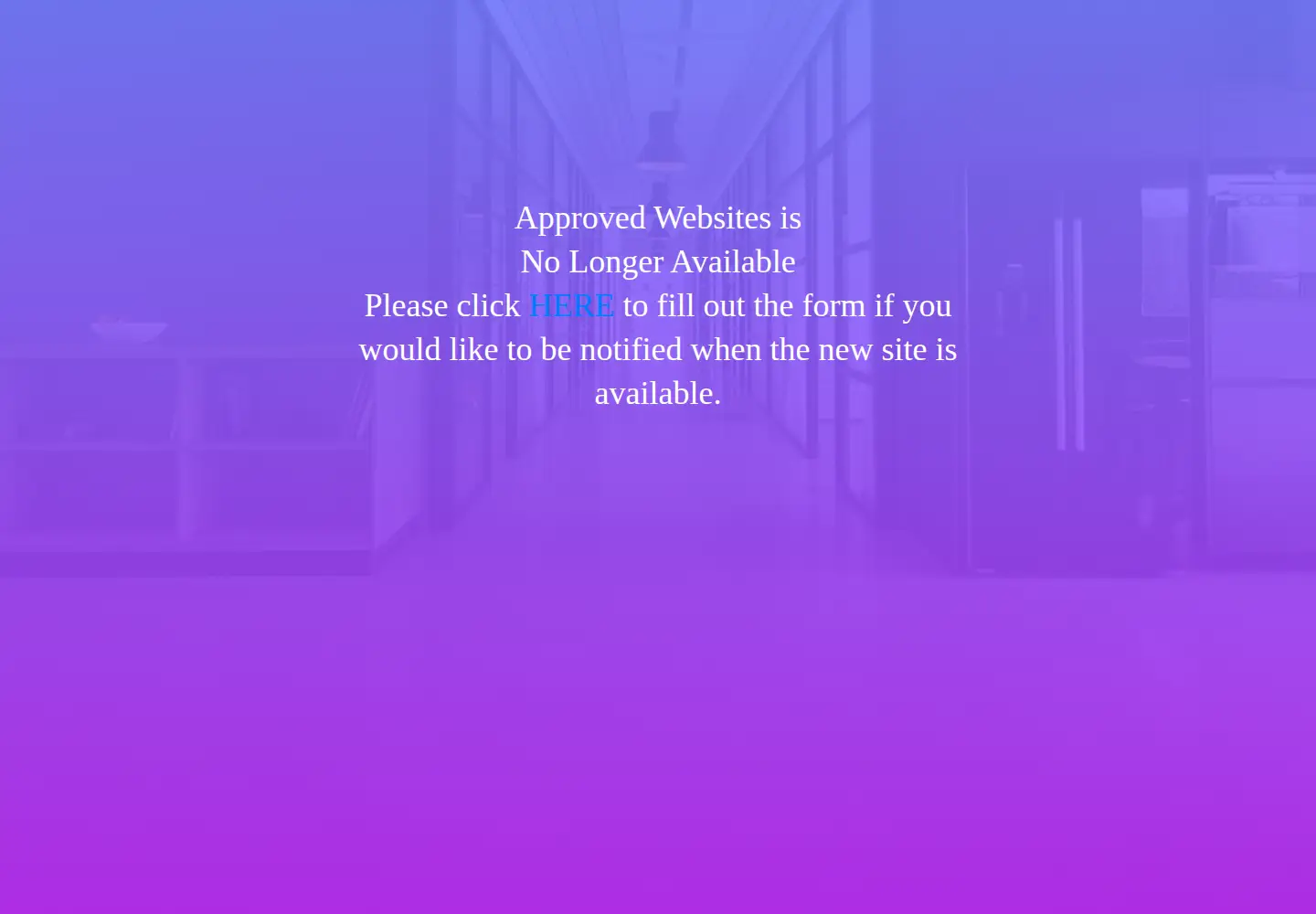 Captured homepage of approved-websites.org in the current scan