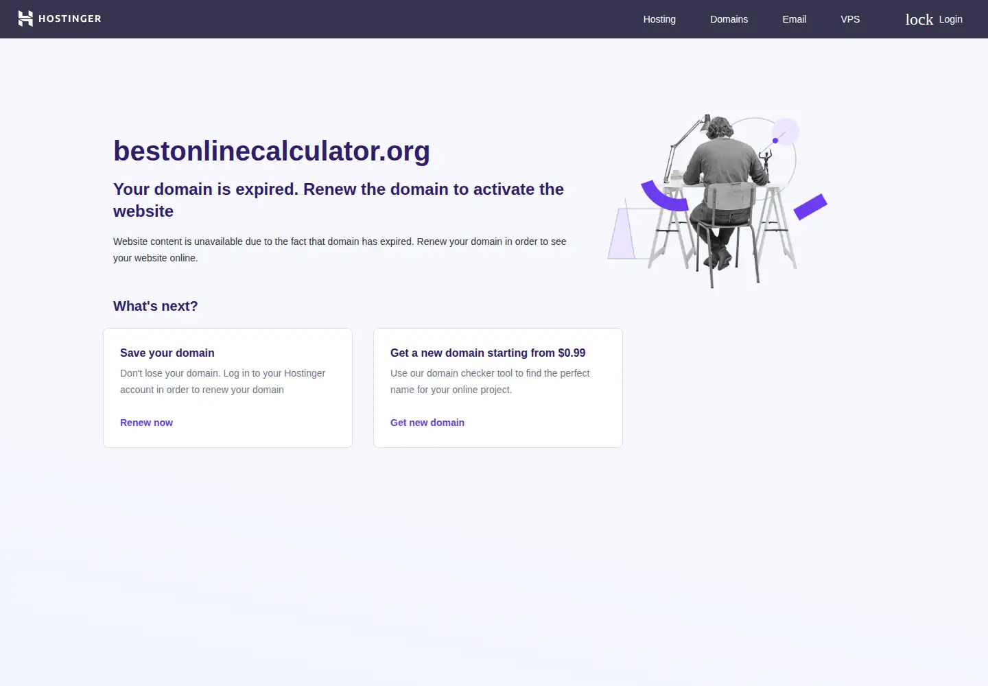 Screenshot of bestonlinecalculator.org