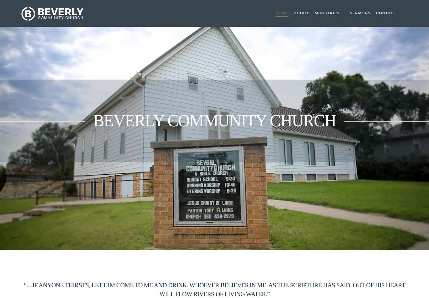 Screenshot of beverlycommunitychurch.org