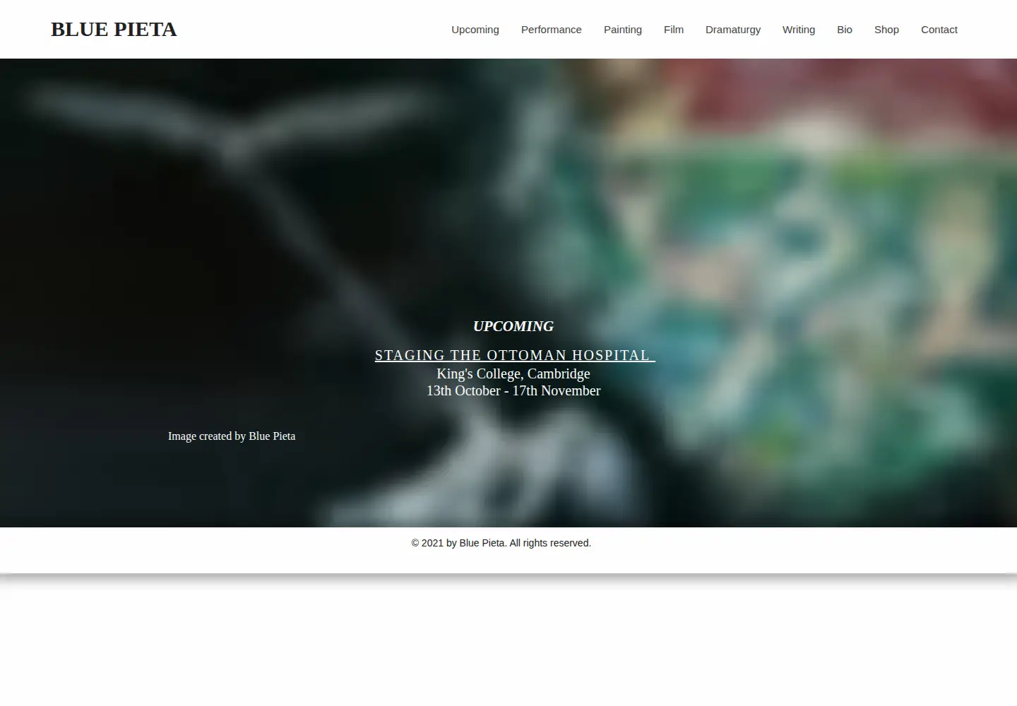 Screenshot of bluepieta.org