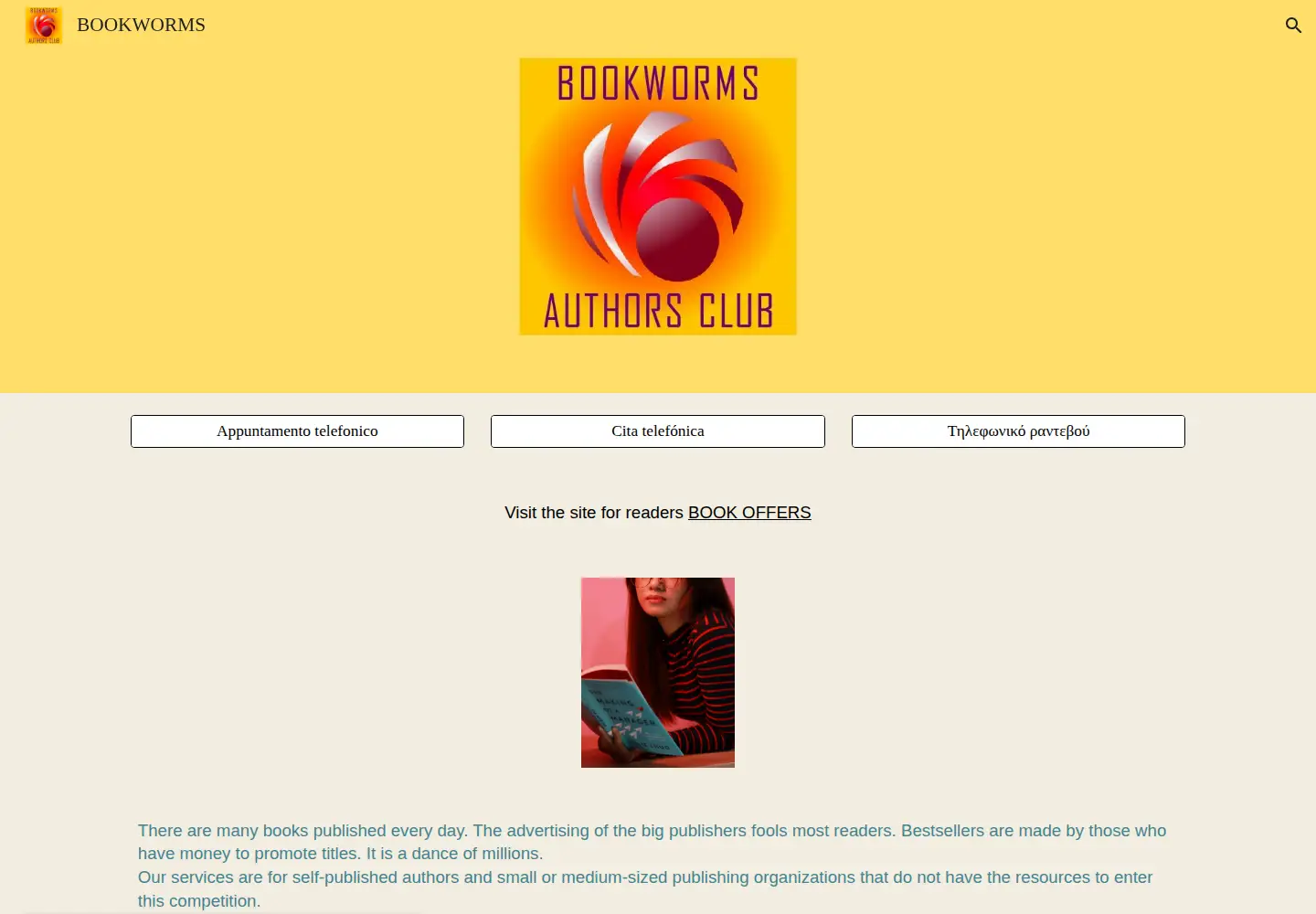 Screenshot of bookoffers.org