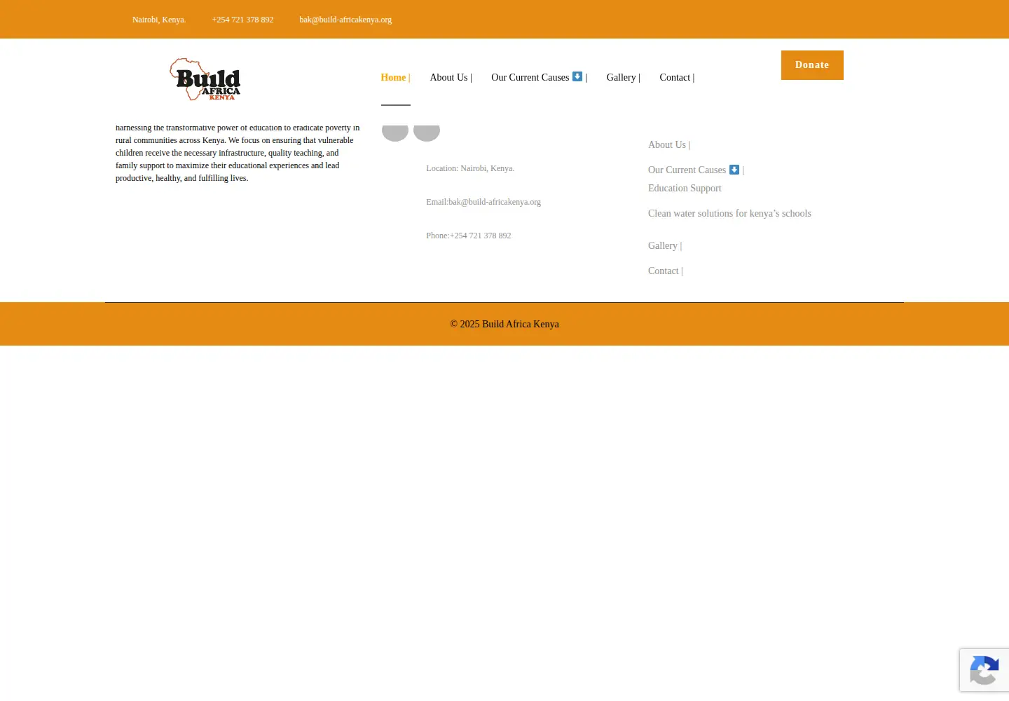 Screenshot of build-africakenya.org