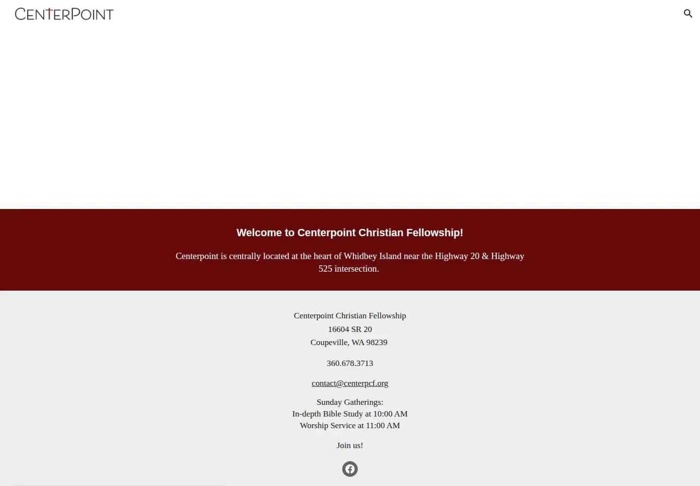 Screenshot of centerpcf.org