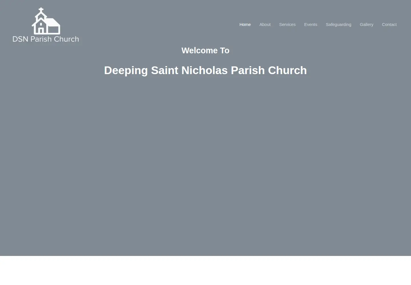 Screenshot of deepingstnicholasparishchurch.org