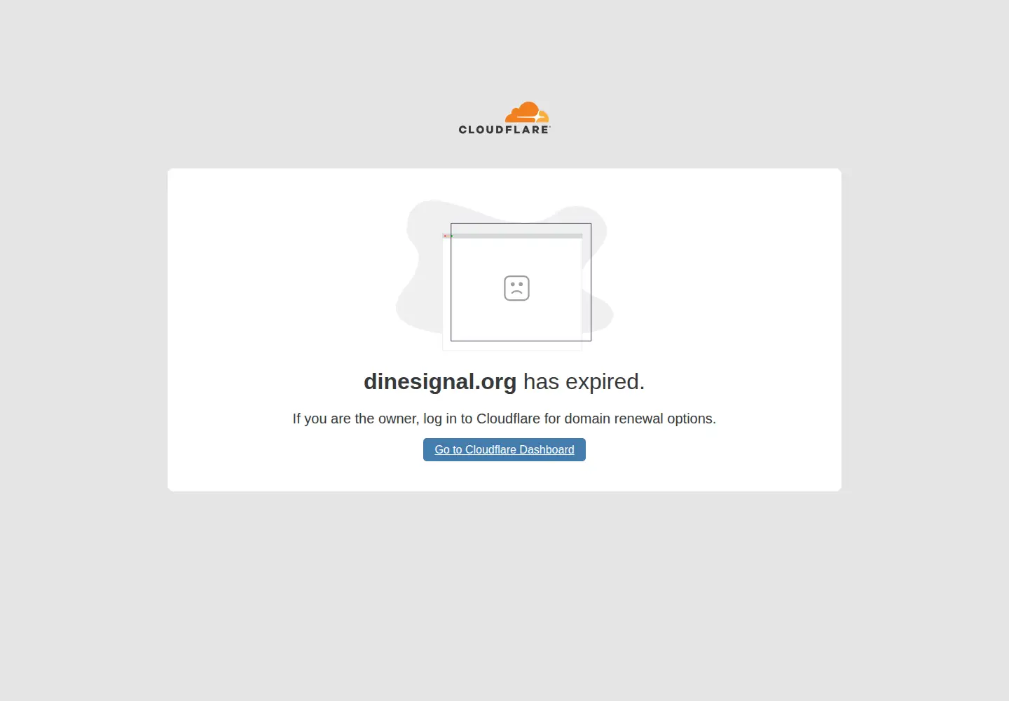 Screenshot of dinesignal.org