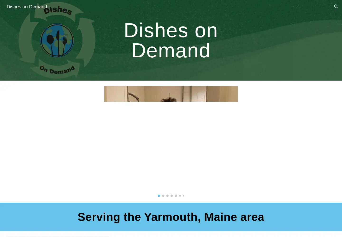 Screenshot of dishesondemand.org