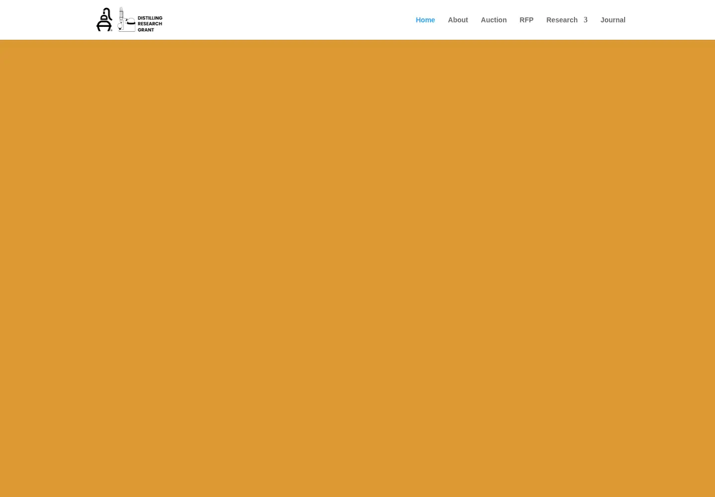 Screenshot of distillingresearch.org