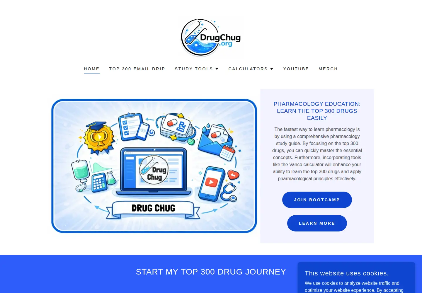 Screenshot of drugchug.org