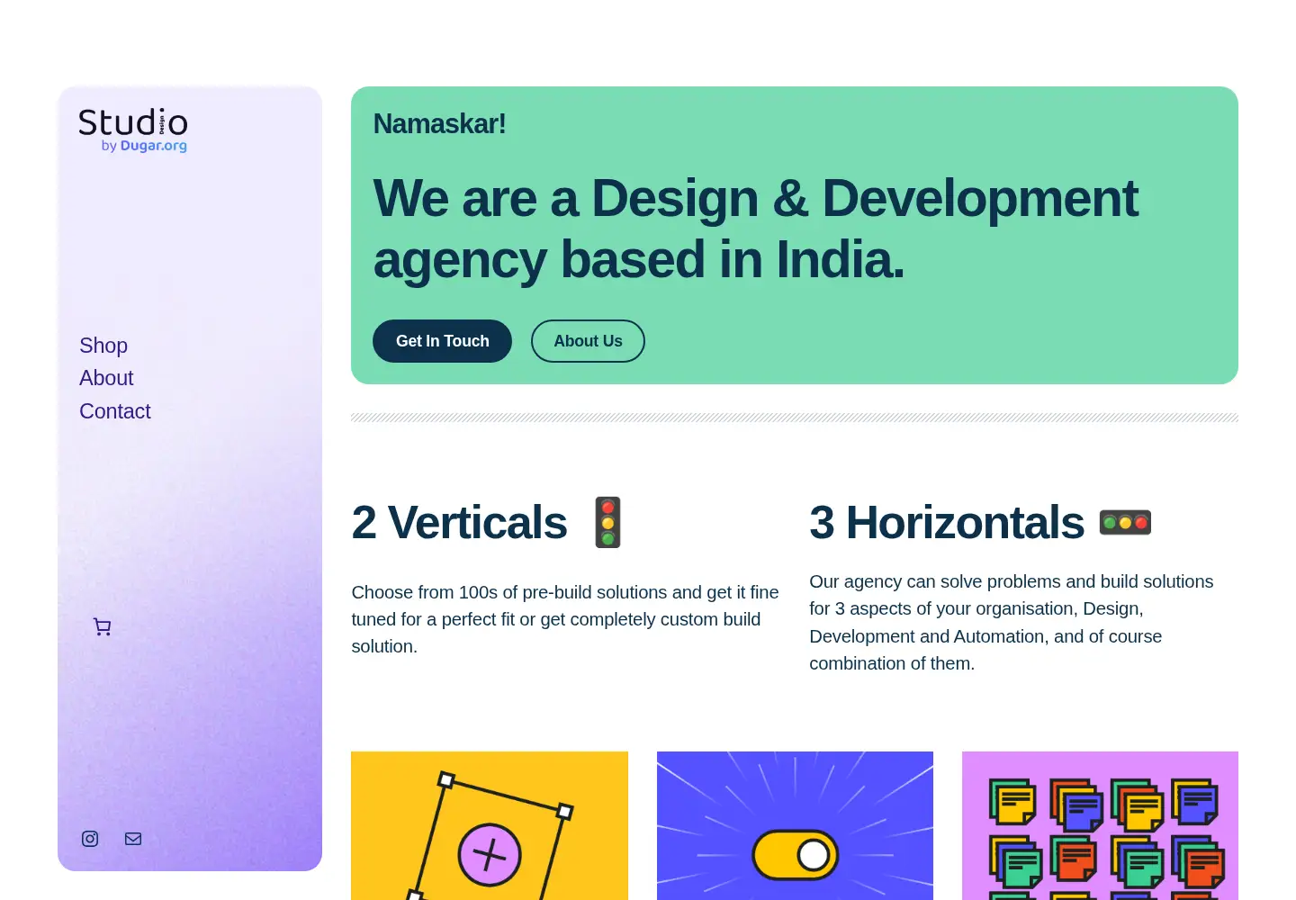 Screenshot of dugar.org