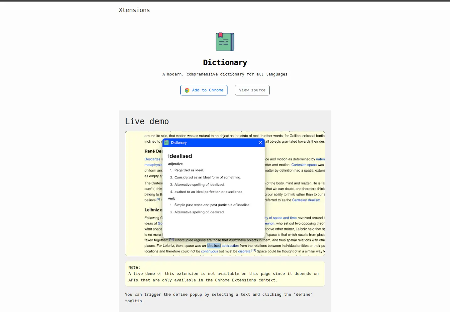 Screenshot of e-dictionary.org