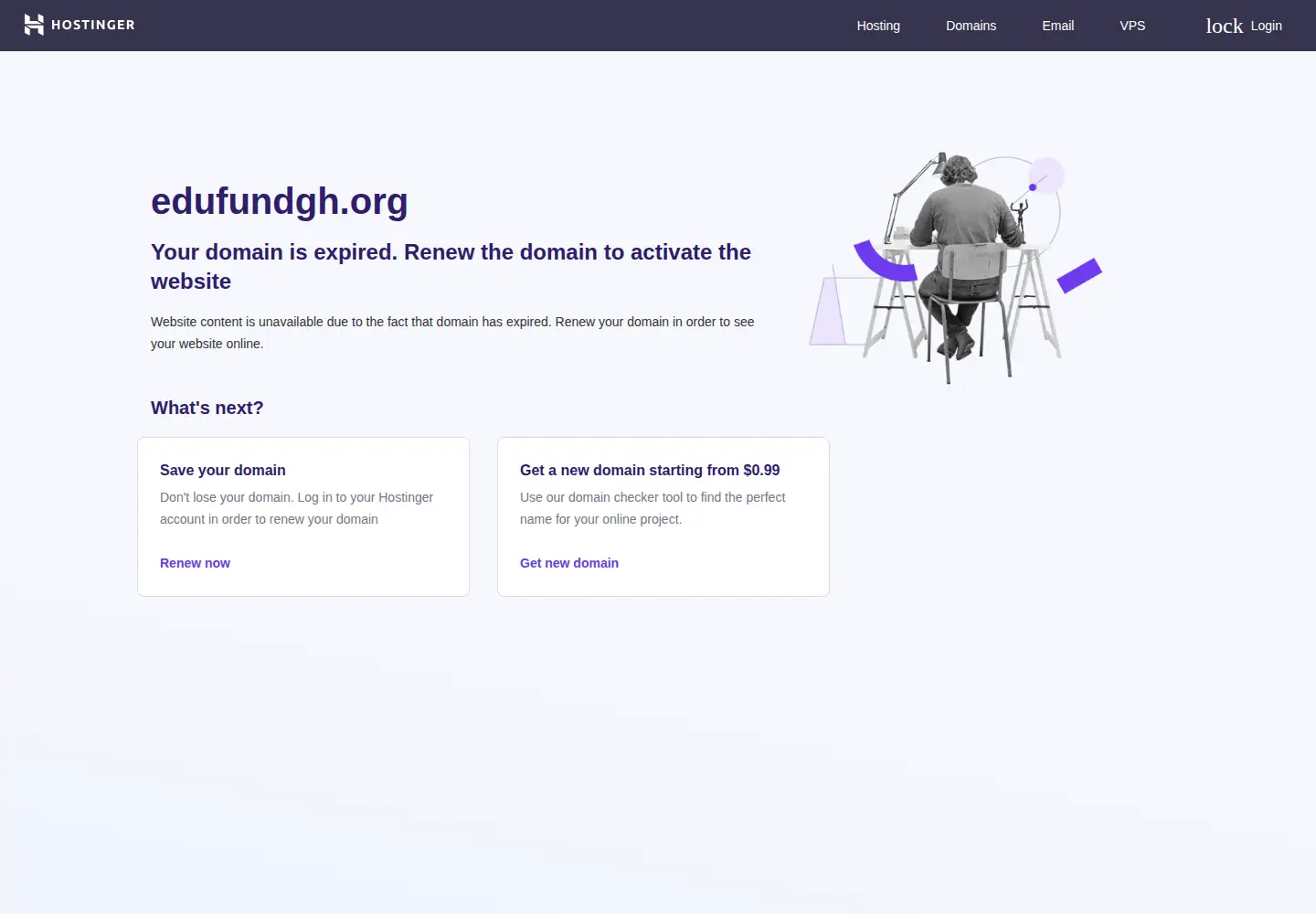 Screenshot of edufundgh.org