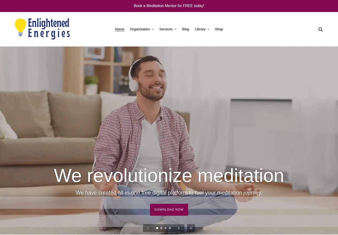 Screenshot of enlightenedenergies.org