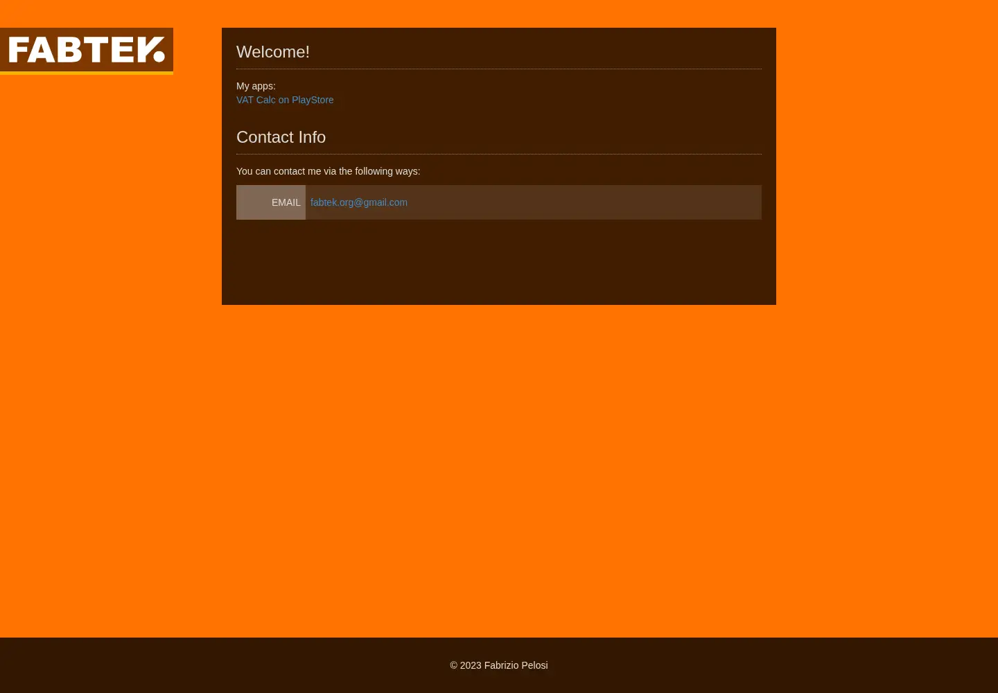 Screenshot of fabtek.org
